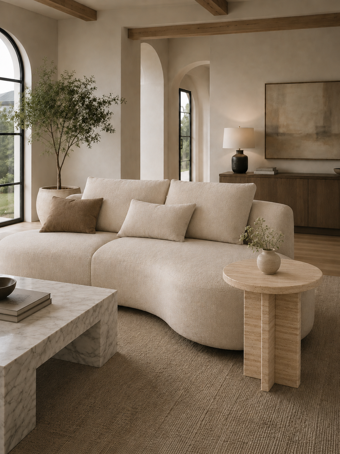 The Arco Collection | Luxury Marble Side Table