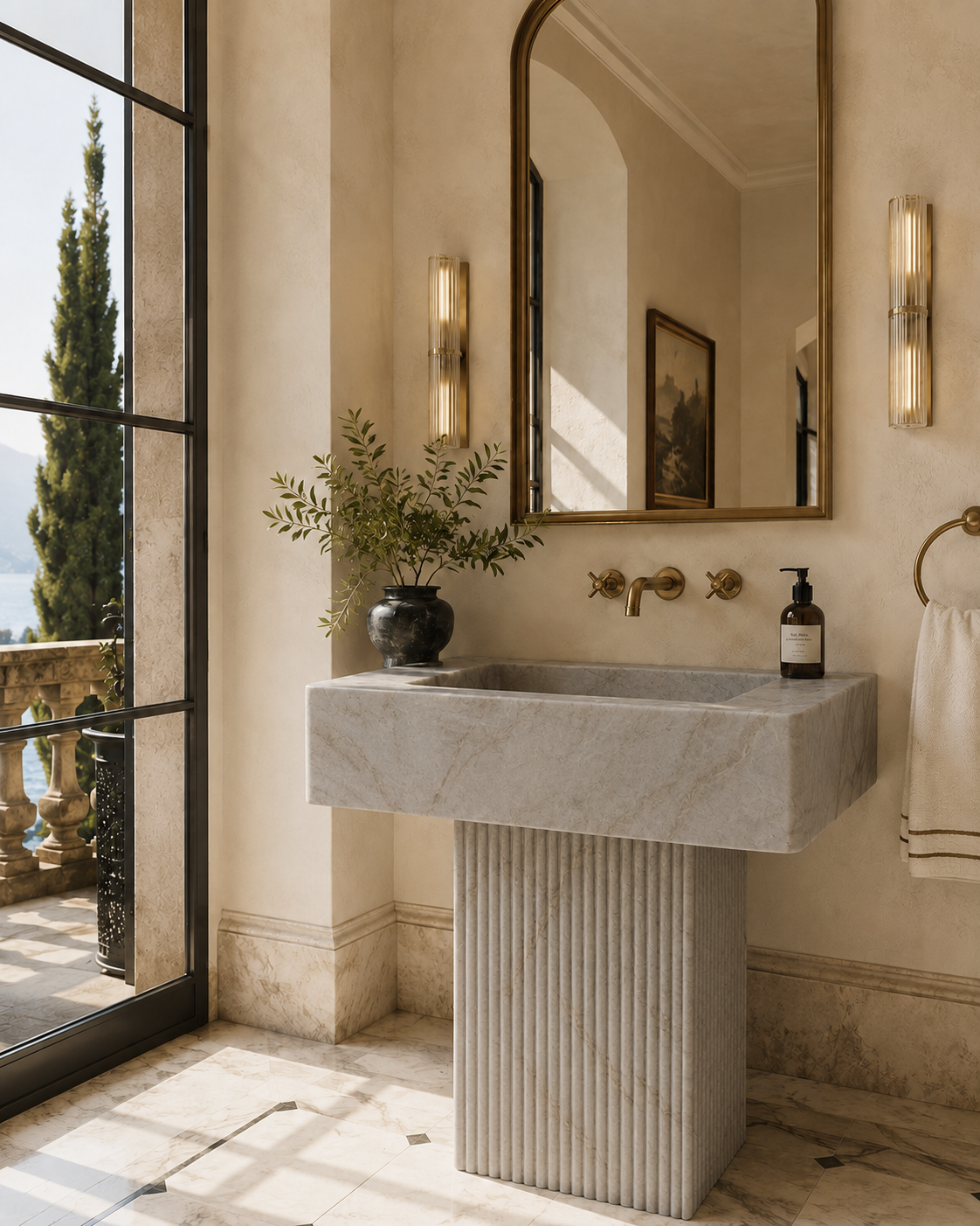 The Portofino Collection | Luxury Freestanding Marble Basins