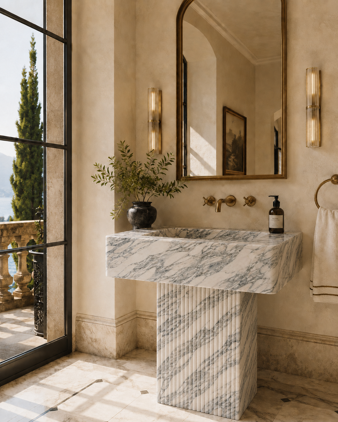 The Portofino Collection | Luxury Freestanding Marble Basins