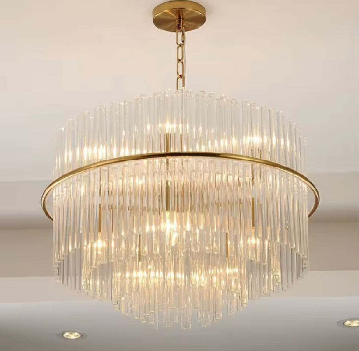 lux modern living room/bedroom chandelier