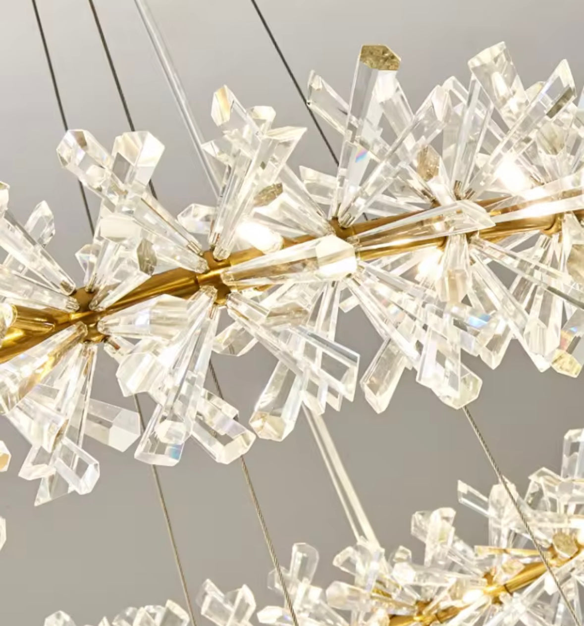 luxury crystal style chandelier