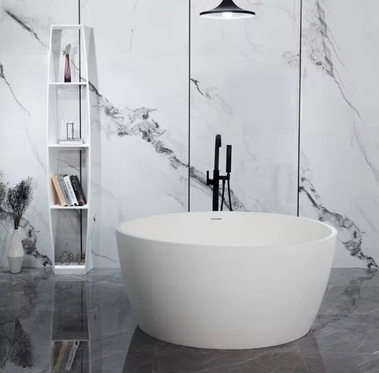 Luna stone resin bathtub