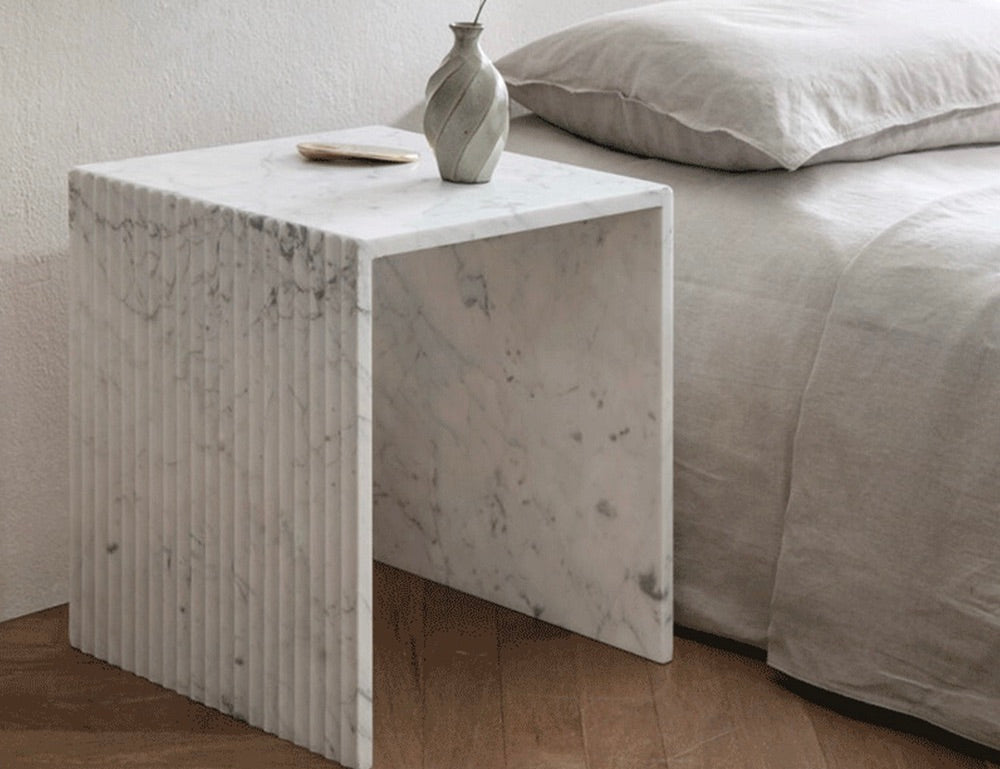 marble side table