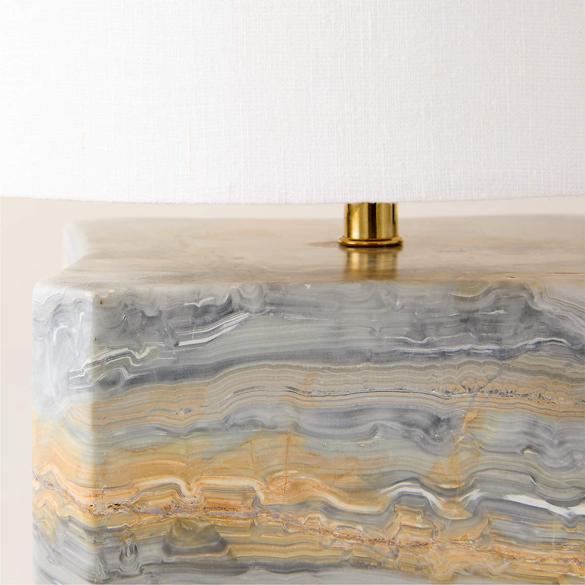 cubed marble lamp