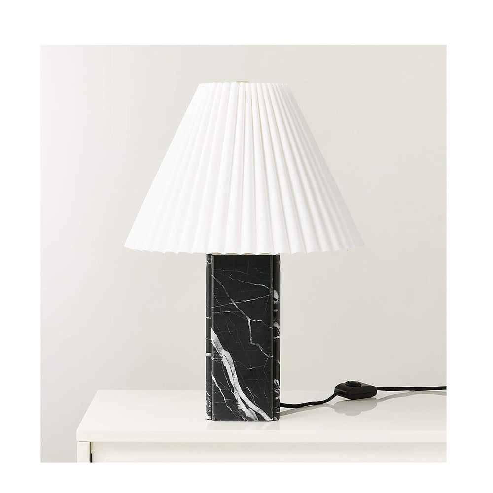 black marble lamp
