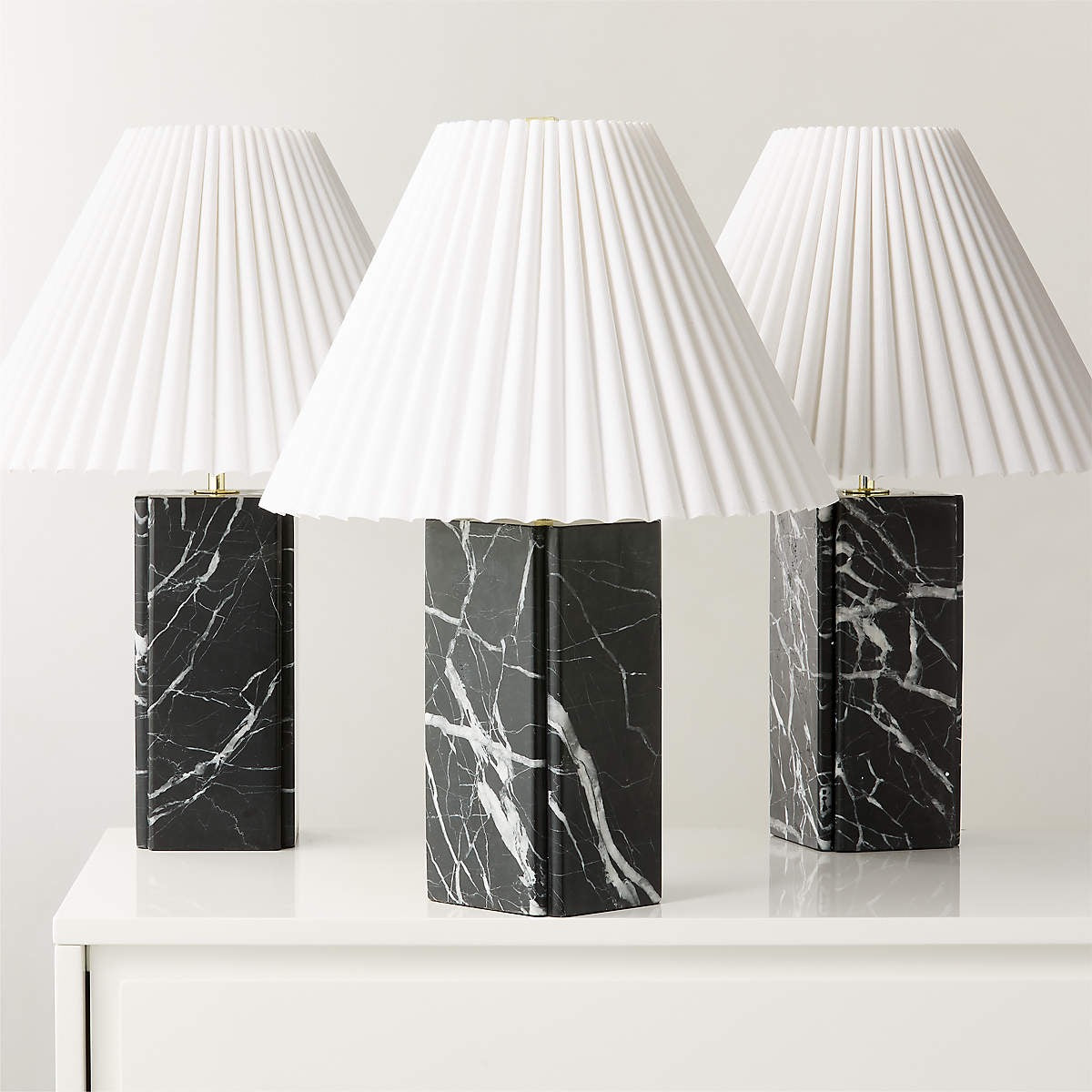 black marble lamp
