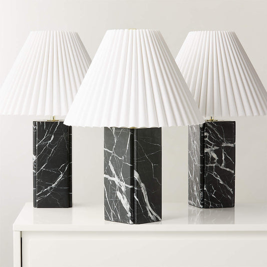 black marble lamp
