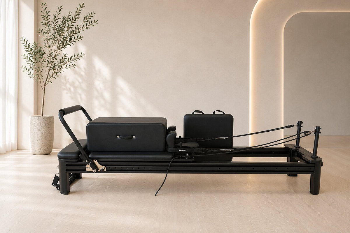 black pilates standard reformer