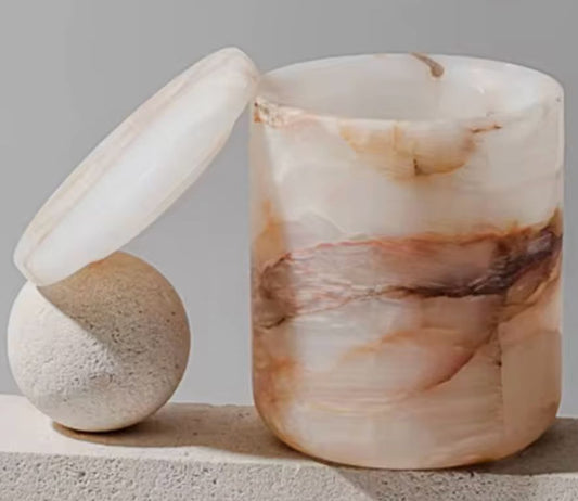 marble candle holder